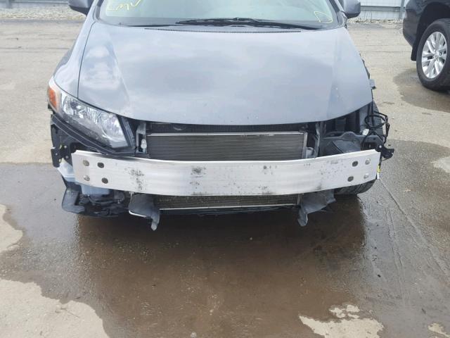 2HGFG3B17CH519030 - 2012 HONDA CIVIC EXL GRAY photo 9