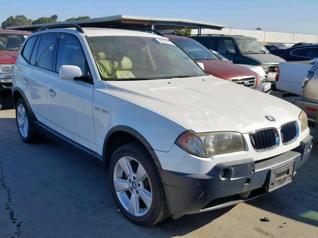 WBXPA73484WC38481 - 2004 BMW X3 2.5I WHITE photo 1