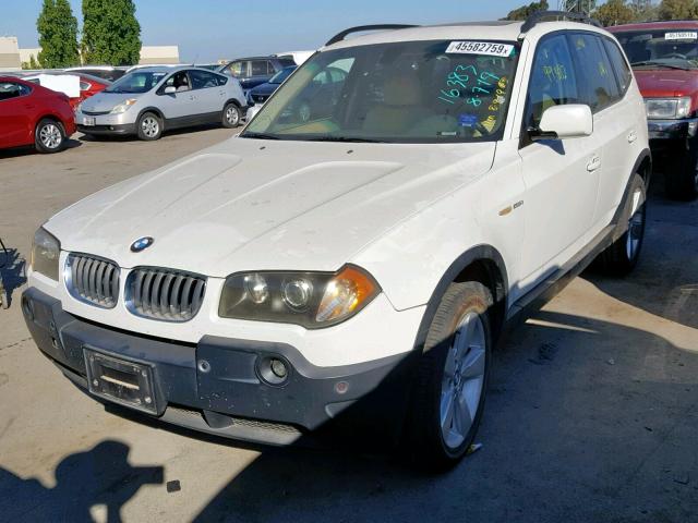 WBXPA73484WC38481 - 2004 BMW X3 2.5I WHITE photo 2