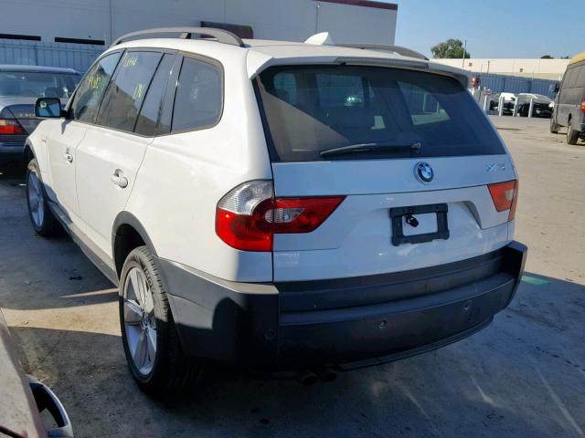 WBXPA73484WC38481 - 2004 BMW X3 2.5I WHITE photo 3