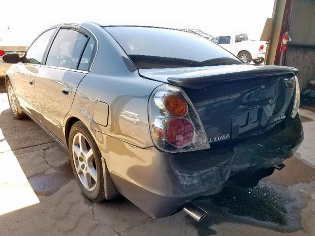 1N4BL11D54C161008 - 2004 NISSAN ALTIMA SE GRAY photo 3