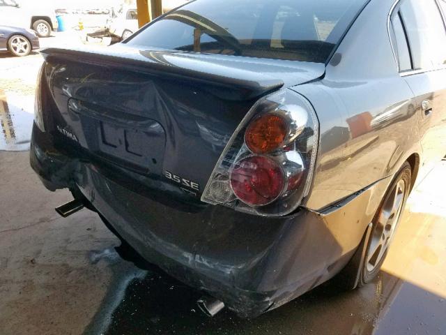 1N4BL11D54C161008 - 2004 NISSAN ALTIMA SE GRAY photo 9