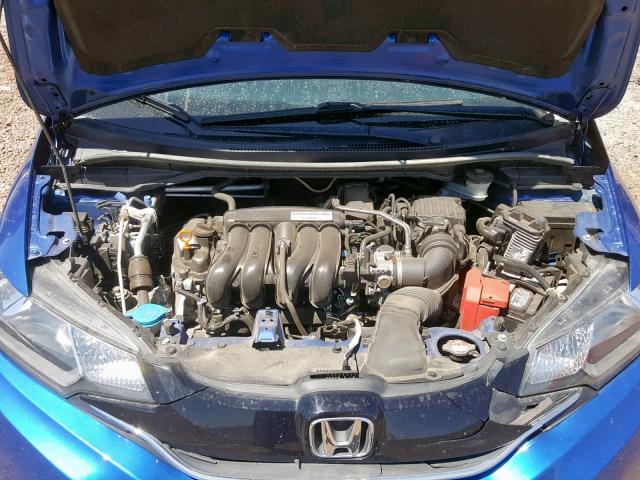 3HGGK5H83FM745851 - 2015 HONDA FIT EX BLUE photo 7