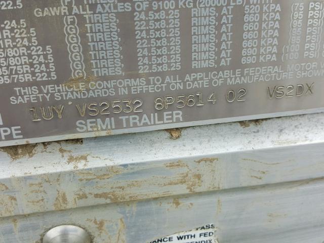 1UYVS25328P561402 - 2008 UTILITY TRAILER WHITE photo 10