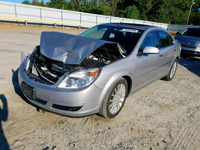 1G8ZV57788F186060 - 2008 SATURN AURA XR SILVER photo 2