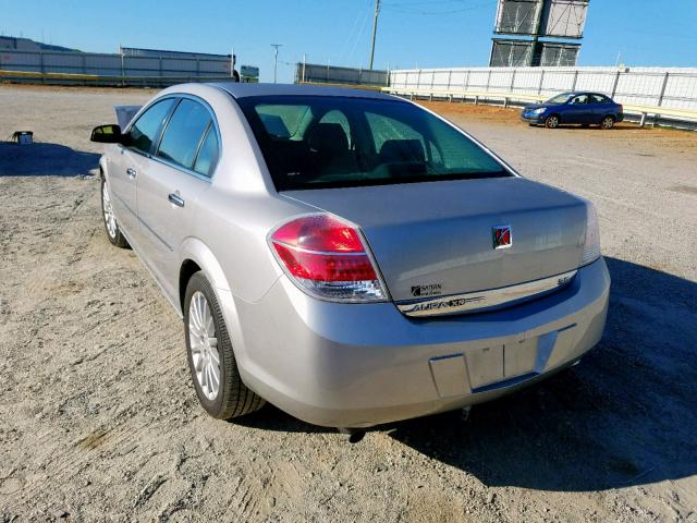 1G8ZV57788F186060 - 2008 SATURN AURA XR SILVER photo 3