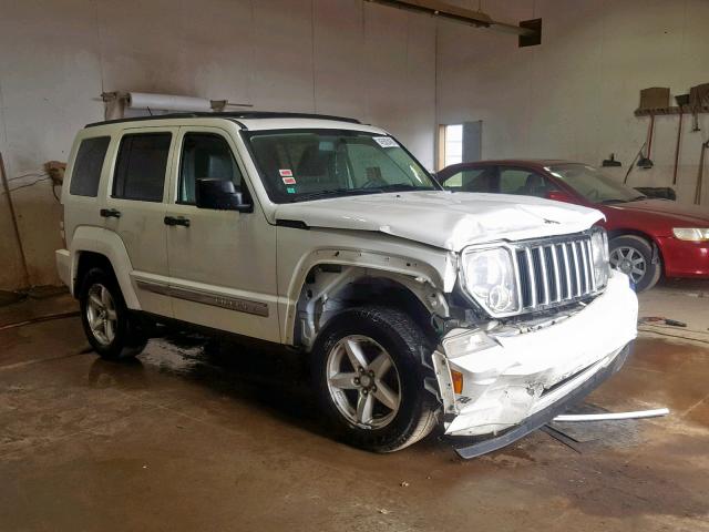 1J8GN58K59W505134 - 2009 JEEP LIBERTY LI WHITE photo 1