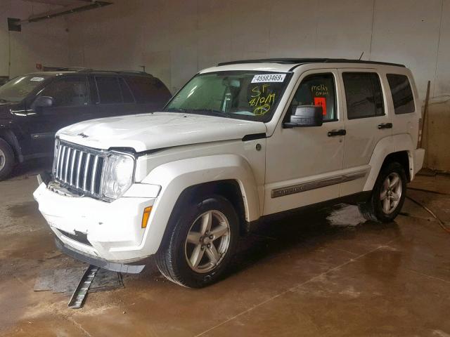 1J8GN58K59W505134 - 2009 JEEP LIBERTY LI WHITE photo 2