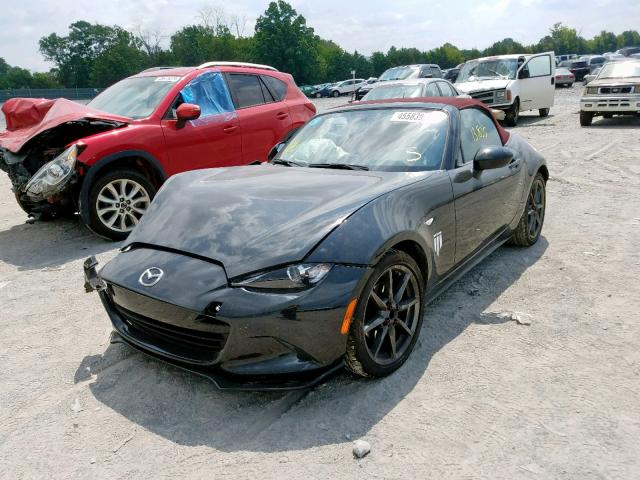 JM1NDAC74J0204374 - 2018 MAZDA MX-5 MIATA BLACK photo 2