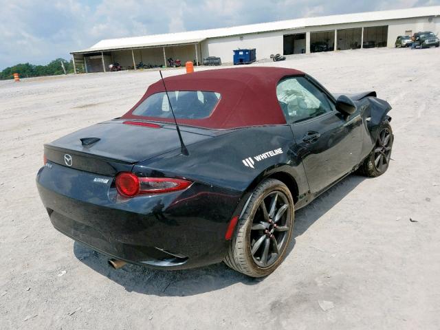 JM1NDAC74J0204374 - 2018 MAZDA MX-5 MIATA BLACK photo 4