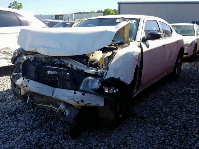 2B3KA43R38H276673 - 2008 DODGE CHARGER WHITE photo 2