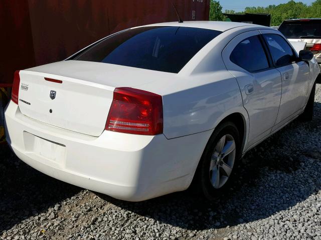 2B3KA43R38H276673 - 2008 DODGE CHARGER WHITE photo 4