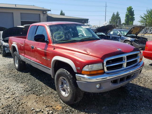 1B7GG23Y7VS277778 - 1997 DODGE DAKOTA RED photo 1