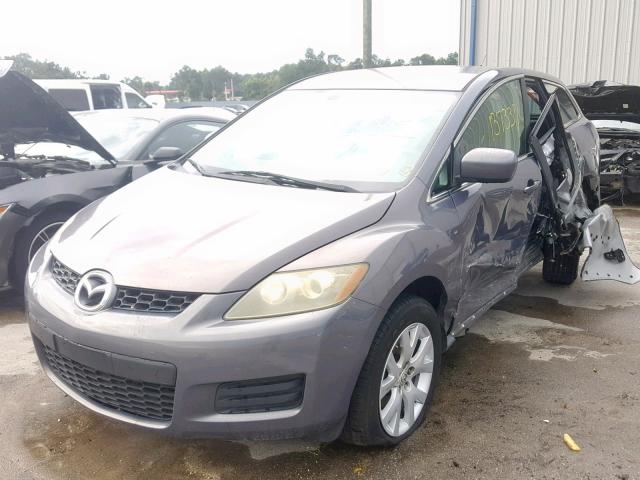 JM3ER29L280183361 - 2008 MAZDA CX-7 GRAY photo 2