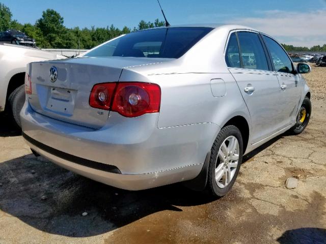 3VWEF71K87M065535 - 2007 VOLKSWAGEN JETTA WOLF SILVER photo 4