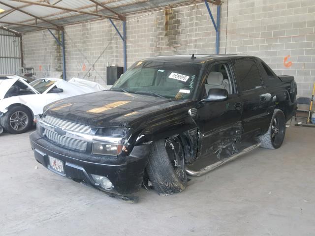 3GNEK12Z66G229750 - 2006 CHEVROLET AVALANCHE BLACK photo 2