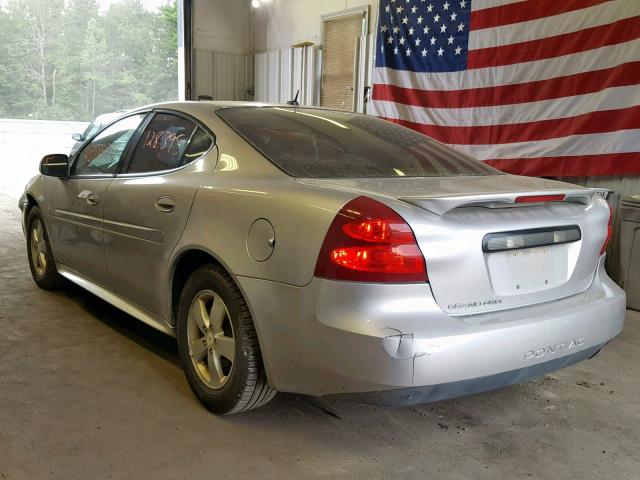 2G2WP552981172268 - 2008 PONTIAC GRAND PRIX SILVER photo 3