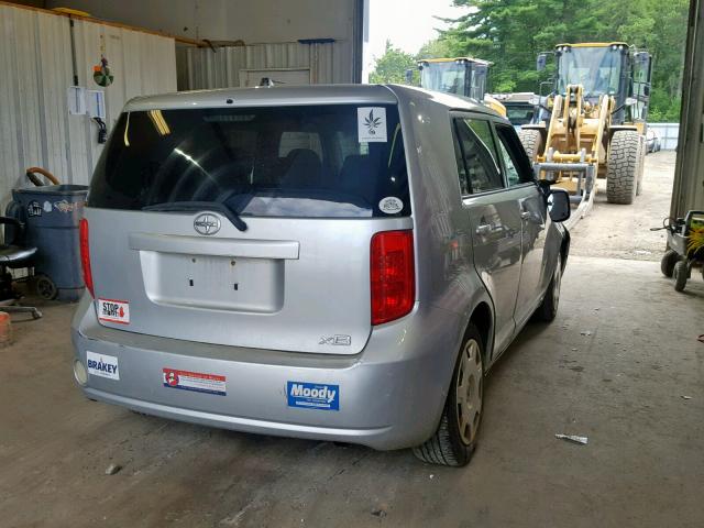 JTLKE50E181052976 - 2008 TOYOTA SCION XB 灰色 照片 4