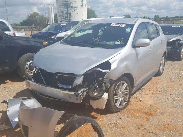 5Y2SP678X9Z465378 - 2009 PONTIAC VIBE SILVER photo 2