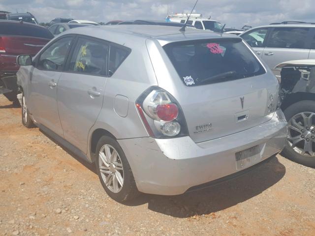 5Y2SP678X9Z465378 - 2009 PONTIAC VIBE SILVER photo 3