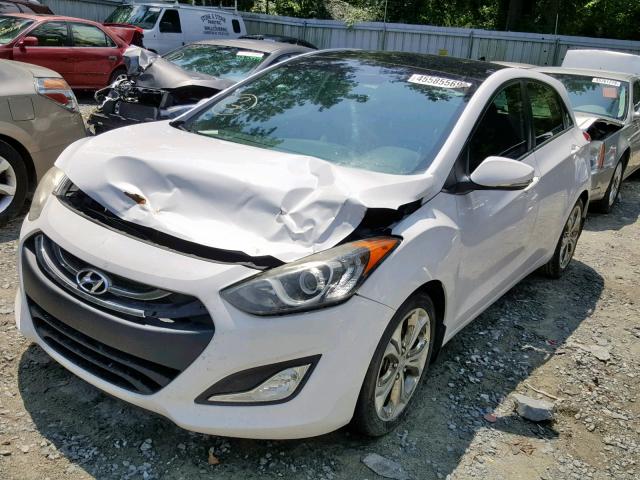 KMHD35LE7DU020673 - 2013 HYUNDAI ELANTRA GT WHITE photo 2