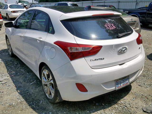 KMHD35LE7DU020673 - 2013 HYUNDAI ELANTRA GT WHITE photo 3