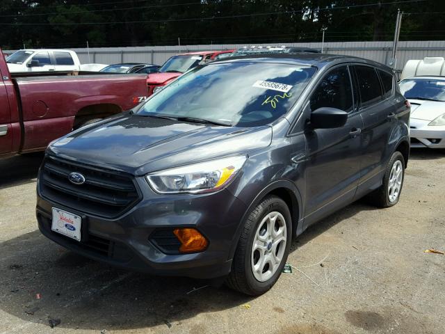 1FMCU0F77HUE85128 - 2017 FORD ESCAPE S GRAY photo 2