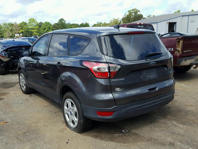 1FMCU0F77HUE85128 - 2017 FORD ESCAPE S GRAY photo 3