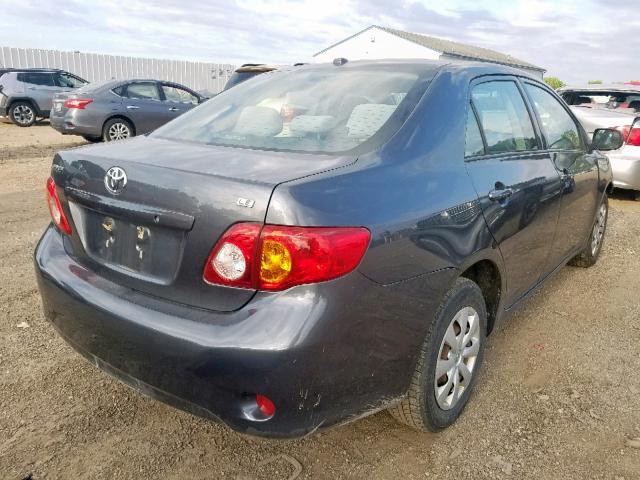 2T1BU40E99C152152 - 2009 TOYOTA COROLLA BA CHARCOAL photo 4