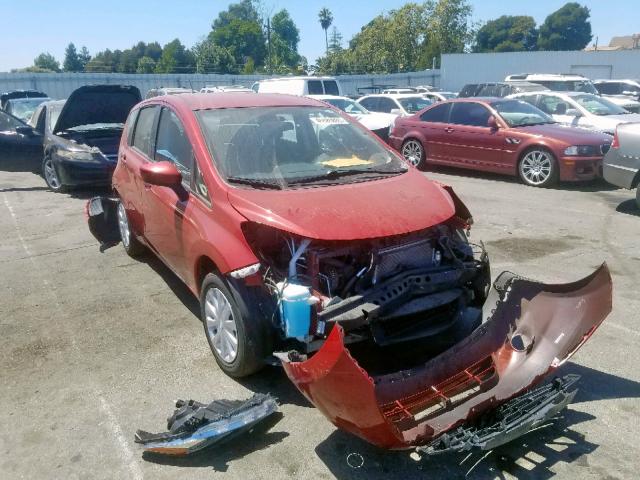 3N1CE2CP0FL436137 - 2015 NISSAN VERSA NOTE RED photo 1