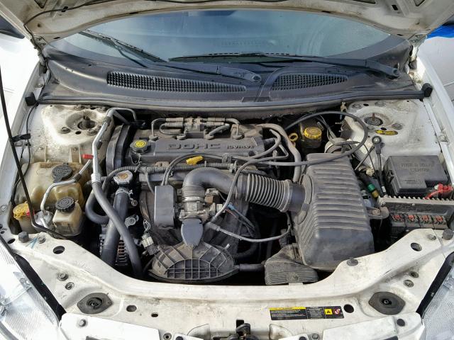 1B3EL36X94N309527 - 2004 DODGE STRATUS SE WHITE photo 7