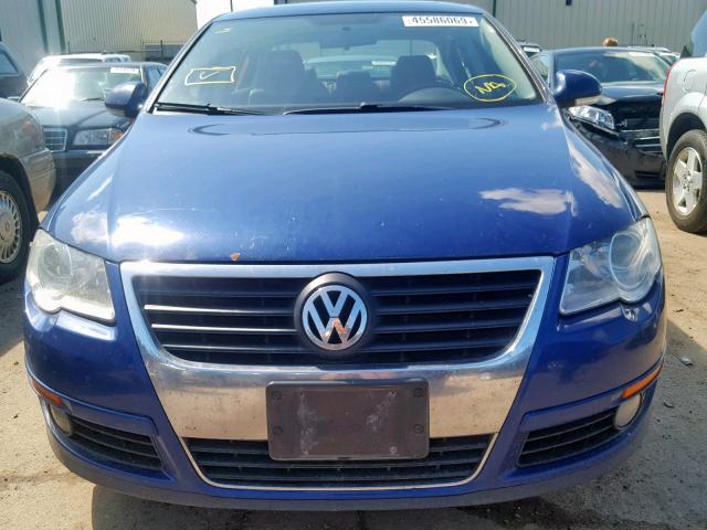 WVWJK73CX9P003814 - 2009 VOLKSWAGEN PASSAT TUR BLUE photo 9