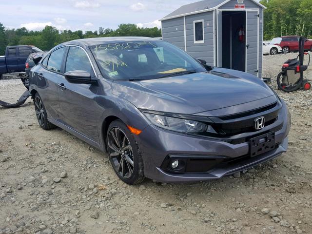 2HGFC2F87KH557143 - 2019 HONDA CIVIC SPOR GRAY photo 1