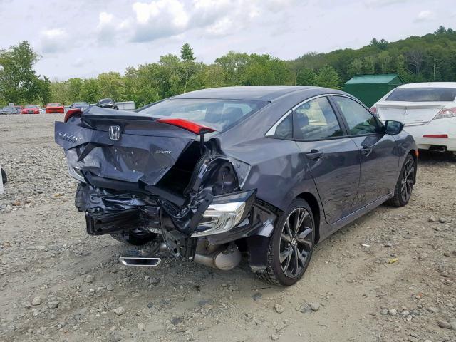 2HGFC2F87KH557143 - 2019 HONDA CIVIC SPOR GRAY photo 4