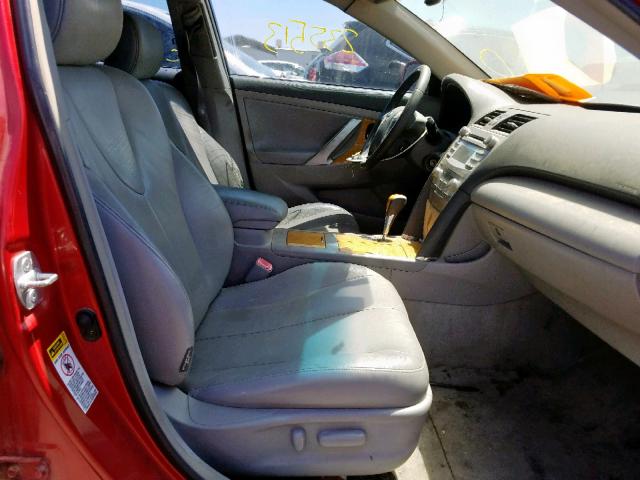 4T1BK46K87U002709 - 2007 TOYOTA CAMRY LE RED photo 5
