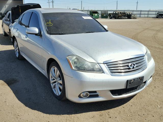 JNKBY01F78M550271 - 2008 INFINITI M45 SILVER photo 1