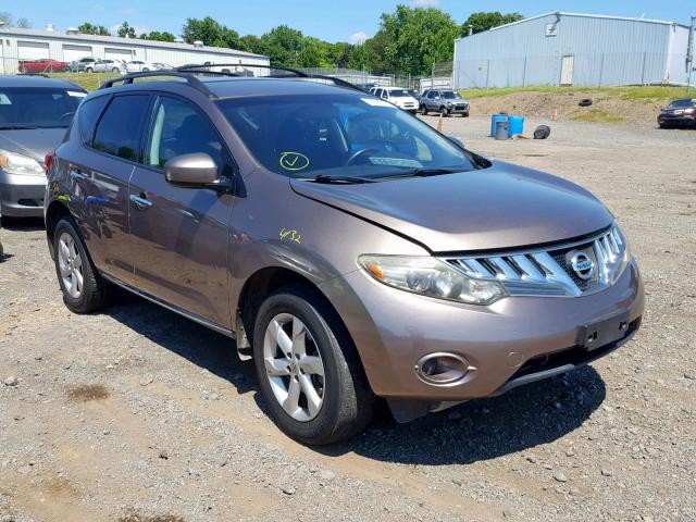 JN8AZ18W19W107520 - 2009 NISSAN MURANO S BROWN photo 1