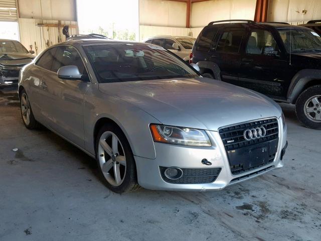 WAUDK78T39A025756 - 2009 AUDI A5 QUATTRO SILVER photo 1