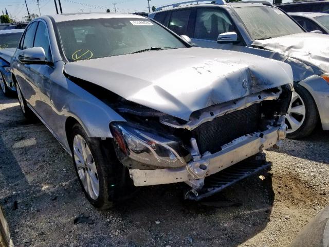 WDDZF4KB3JA345245 - 2018 MERCEDES-BENZ E 300 4MAT SILVER photo 1