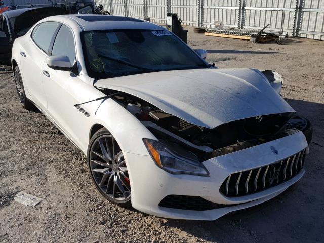 ZAM56YPAXJ1305000 - 2018 MASERATI QUATTROPOR WHITE photo 1