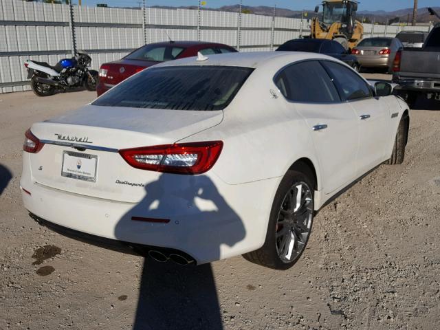 ZAM56YPAXJ1305000 - 2018 MASERATI QUATTROPOR WHITE photo 4