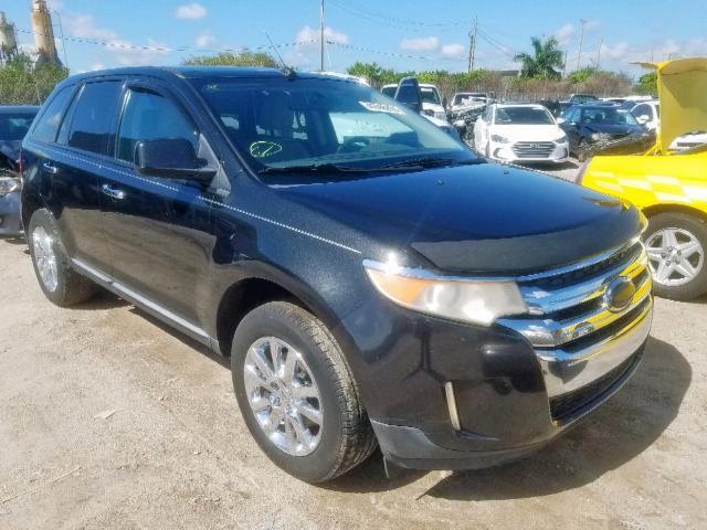 2FMDK3JC3BBA67968 - 2011 FORD EDGE SEL BLACK photo 1