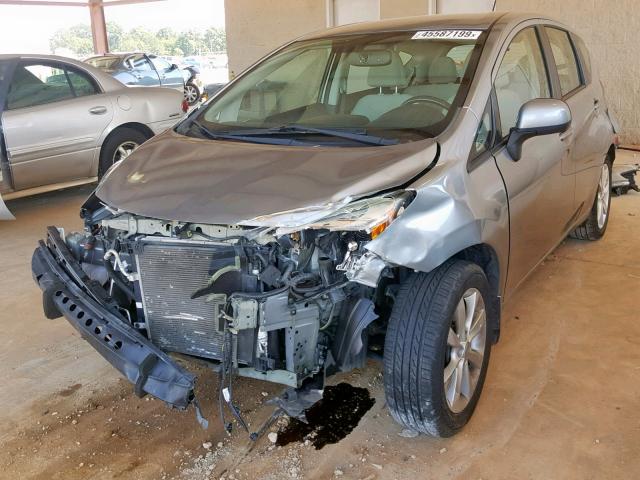 3N1CE2CP9EL358178 - 2014 NISSAN VERSA NOTE GRAY photo 2