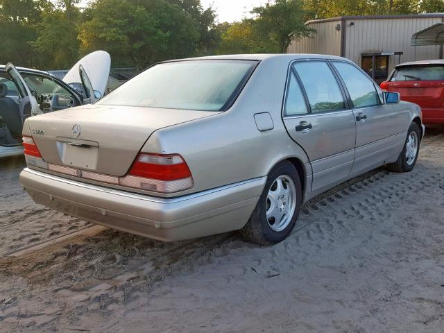 WDBGA51G7WA388303 - 1998 MERCEDES-BENZ S 500 SILVER photo 4