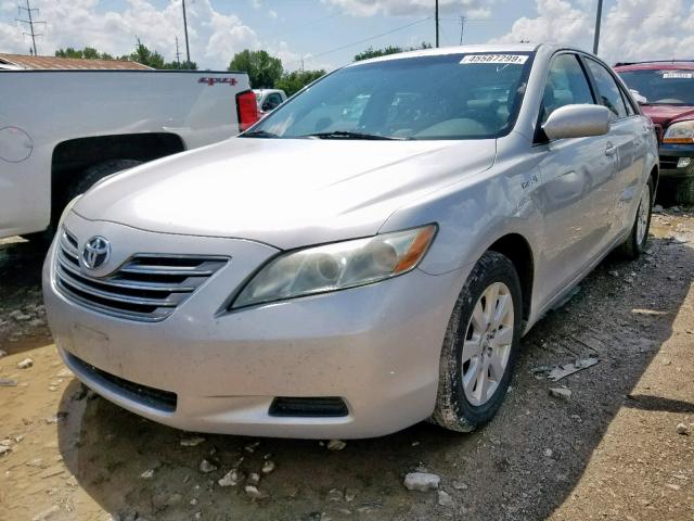 4T1BB46K69U074351 - 2009 TOYOTA CAMRY HYBR SILVER photo 2