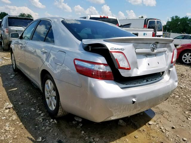 4T1BB46K69U074351 - 2009 TOYOTA CAMRY HYBR SILVER photo 3