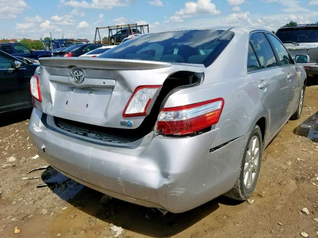 4T1BB46K69U074351 - 2009 TOYOTA CAMRY HYBR SILVER photo 4