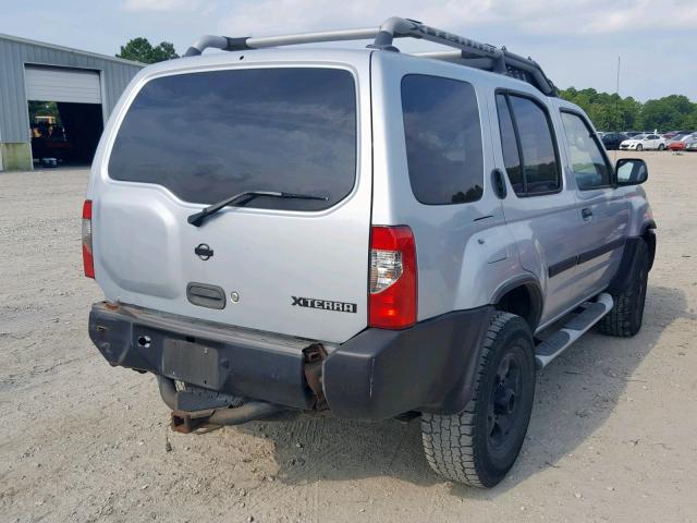 5N1ED28Y41C571132 - 2001 NISSAN XTERRA XE SILVER photo 4