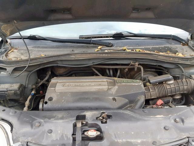 2HNYD18272H522832 - 2002 ACURA MDX GRAY photo 7