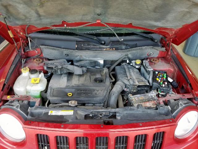 1J8FT47W17D121229 - 2007 JEEP COMPASS RED photo 7